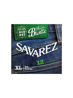 Savarez ACOUSTIC BRONZE 12-string A230XL (010-047) Výhodná Nabídka