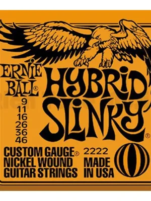 Oblíbený ERNIE BALL 2222 Nickel Wound Hybrid Slinky
