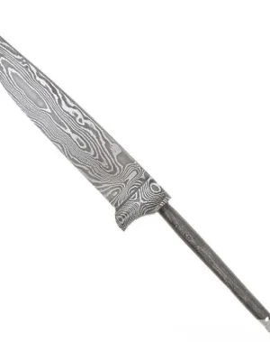 Doprava Zdarma Čepel Dictum 719426 - Round Stick Tang Blade Blank, Random Damascus, Délka čepele 110
