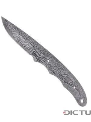 Čepel Dictum 719635 - Full Tang Blade Blank, Random Damascus, 70 mm Výprodej