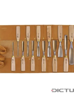 Novinka Dictum 715550 - Herdim Scroll Gouges, 12-Piece Set