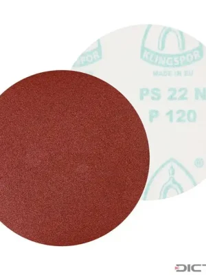 Dictum 727320 - Klingspor Universal Velcro Grinding Discs, Ø 150 mm, 10-piece Set, Grit 80 Akční Cena