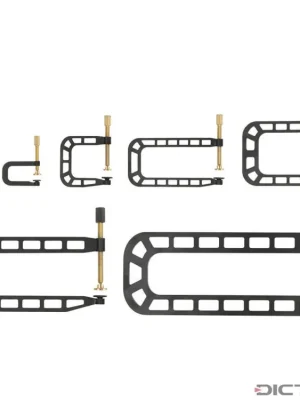 Dictum 735730 - Herdim Repair Clamps, 7-Piece Set Super Cena