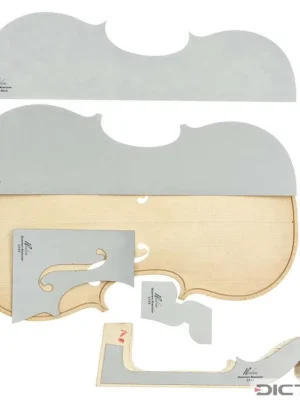 Novinka Dictum 739407 - Herdim Outline Templates, 5-Piece Set, Violin, Guarneri Plowden 1735