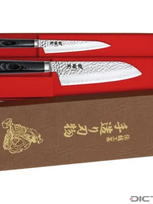Akční Cena Japonské nože Dictum 719495 - Tanganryu Hocho, Linen Micarta, 2-Piece Set