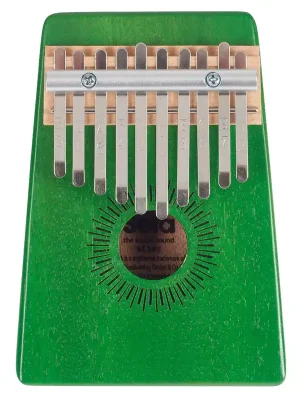 Rychlé Dodání SELA Kalimba Mahogany 10 Green