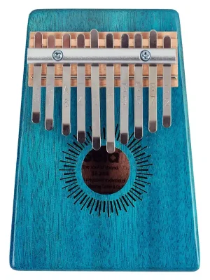 SELA Kalimba Mahogany 10 Blue Nejprodávanější