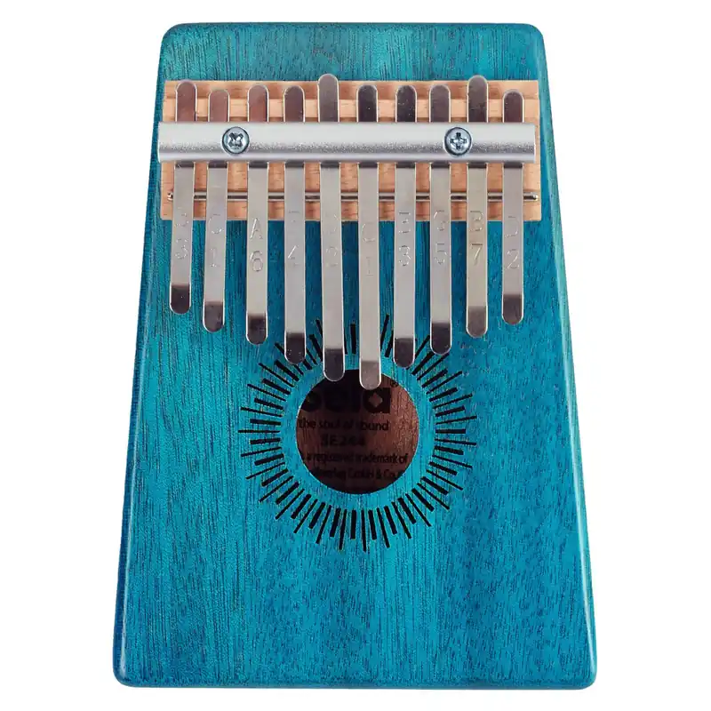 SELA Kalimba Mahogany 10 Blue Nejprodávanější