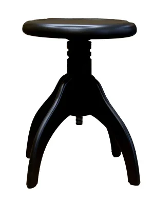 KLAVÍRNÍ STOLIČKA, otočná, černá Výhodná Nabídka