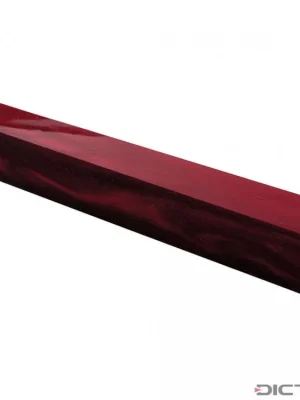 Super Cena Dictum 831598 - Acrylic Pen Blank, Ruby Pearl