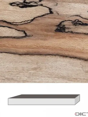 Ověřený Dictum 831981 - Spalted Red Beech, 300 x 40 x 40 mm