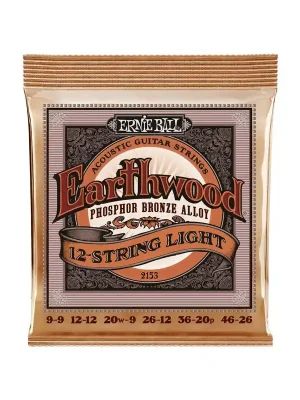 Objednat Nyní Ernie Ball 2153 EARTHWOOD Phosphor Bronze 12-STRING LIGHT