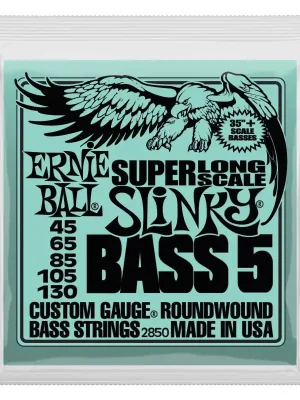 Ernie Ball 2850 struny pro pětistrunnou baskytaru 045"/130" Tovární Cena