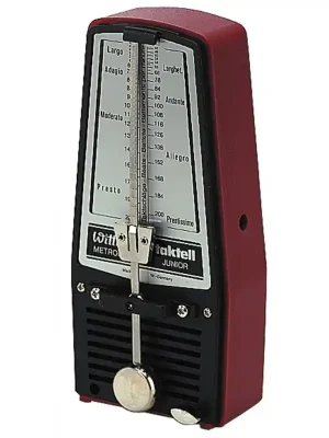 Wittner Junior Rubínově červený - metronom Oblíbený