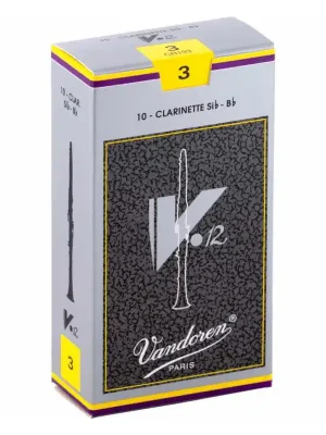 Přímo Od Výrobce VANDOREN CR193 - V12 plátky pro B klarinet tvrdost 3