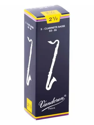 Vysoce Kvalitní VANDOREN CR1225 - plátky pro Bas klarinet tvrdost 2,5