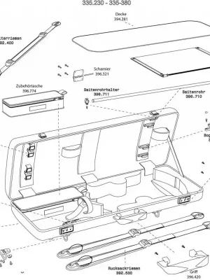 Gewa Pouzdro pro violu " Idea 3.4 závěsné příslušenství Rychlé Dodání