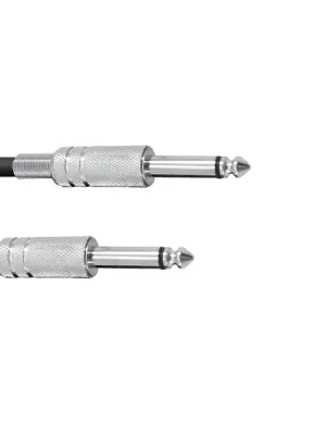 Kabel KC-15 2x Jack 6,3 mono 1,5 m, černý Akce