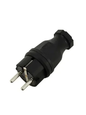 Doprava Zdarma Elektrická zástrčka z černé gumy