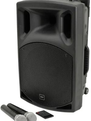 QTX QX12PA-PLUS, mobilní 12" zvukový systém MP3/SD/USB/BT/FM/2x UHF Cenově Výhodný