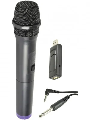 Originální QTX U-MIC-864.8, bezdrátový mikrofonní set s USB přijímačem, 864,8 MHz