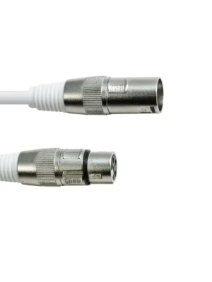 Eurolite DMX kabel XLR 3pin 1m bílý Ověřený
