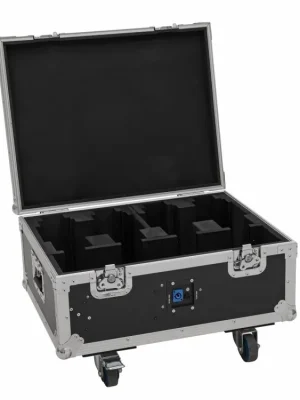 Super Cena ROADINGER Flightcase 4x AKKU MBT-3 s kolečky a funkcí nabíjení