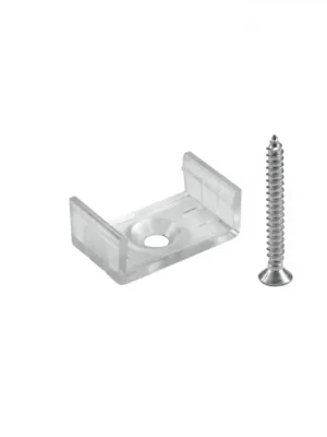 Originální Montážní držák pro AL profil 20 mm pro LED pásky, plastový