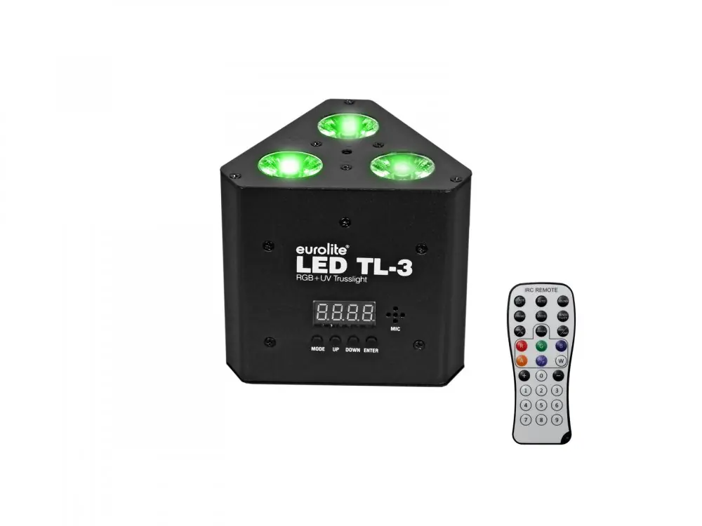 Eurolite LED TL-3 3x7 RGB+UV, DMX Sleva