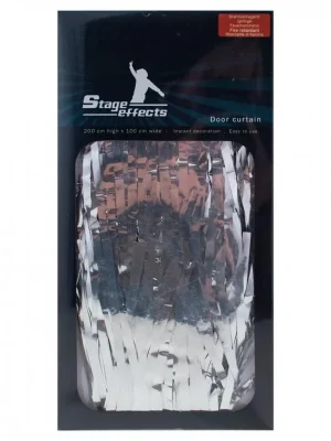 Metalický dveřní závěs, 200 x 100 cm, červený Must-Have