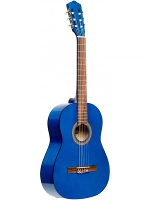 Akce Stagg SCL50 3/4-BLUE, klasická kytara 3/4, modrá