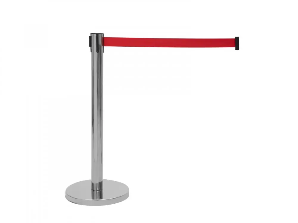 Eurolite bariérový systém, sloupek se zatahovací páskou 1 ks Dokud Zásoby Vydrží