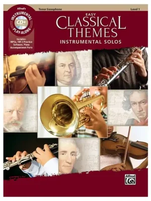 Easy CLASSICAL THEMES Instrumental Solos + CD / tenorový saxofon a klavír (PDF) Nová Kolekce