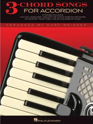 Originální Noty akordeon 3-Chord Songs for Accordion