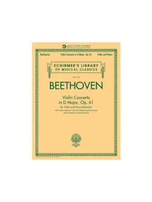 Noty na housle - Violin Concerto in D Major, Beethoven Hit Sezóny