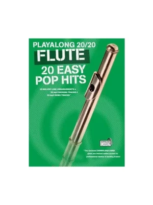 Noty na příčnou flétnu - Playalong 20/20 flute - 20 pop hits Levný