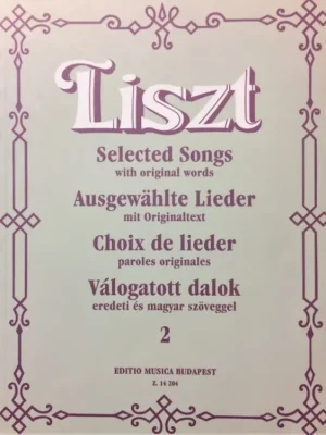 Selected Songs 2 With Original Words - Ferenc Liszt Zlevněný