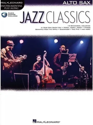 Jazz Classics For Alt Sax Play Along + Audio Online Doprava Zdarma