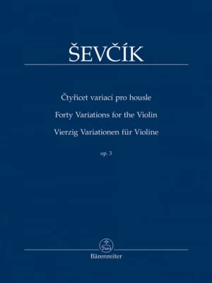 Čtyřicet variací pro housle op. 3 - Otakar Ševčík Originální
