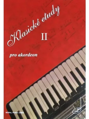 Bohumil Bláha - Klasické etudy pro akordeon II Finální Výprodej