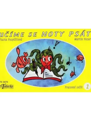 Učíme se noty psát, pracovní sešit 2 - Martin Vozar Finální Výprodej