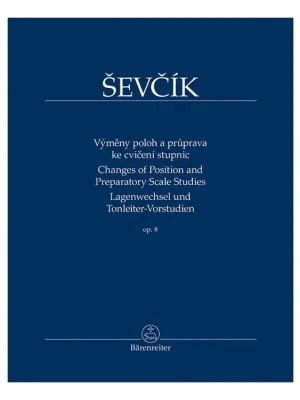 Nízká Cena Výměny poloh a průprava ke cvičení stupnic op. 8 - Ševčík