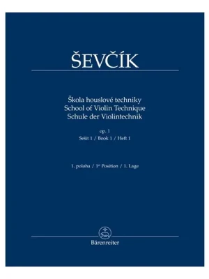 Škola houslové techniky op. 1 sešit 1. - Ševčík Levný
