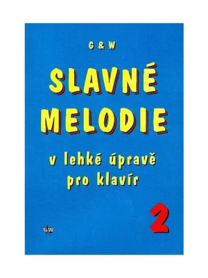 Super Cena Klavírní úpravy Slavné melodie 2 + CD