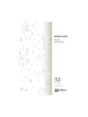 Notový sešit A4 12 osnov 32 listů Must-Have