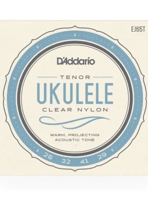 Akce D'Addario EJ65T Pro-Arté Custom Extruded Nylon Ukulele Strings, Tenor