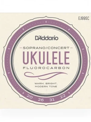 D'Addario EJ99SC Pro-Arté Carbon Ukulele Strings, Soprano / Concert Bezpečná Platba