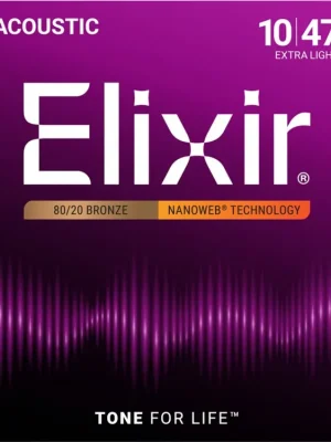 Struny pro akustickou kytaru Elixir 11002 10-47 Levný