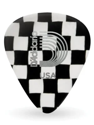 D'Addario Checkerboard Celluloid Guitar Picks 25 pack, Extra Heavy Akční Nabídka