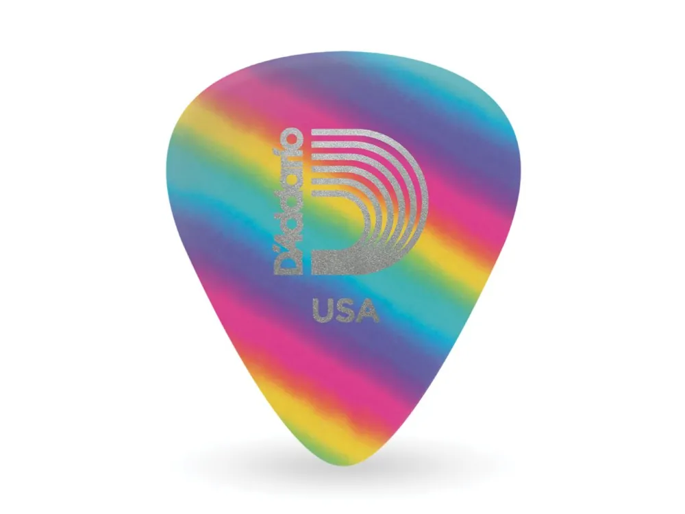 Levný D'Addario Rainbow Celluloid Guitar Picks 100 pack, Heavy